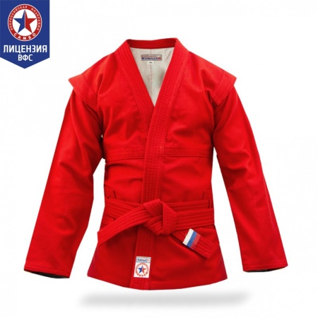 Купить Куртка для самбо "Атака" ВФС (подкладка, пояс)  р 36-48 в Лыскове 