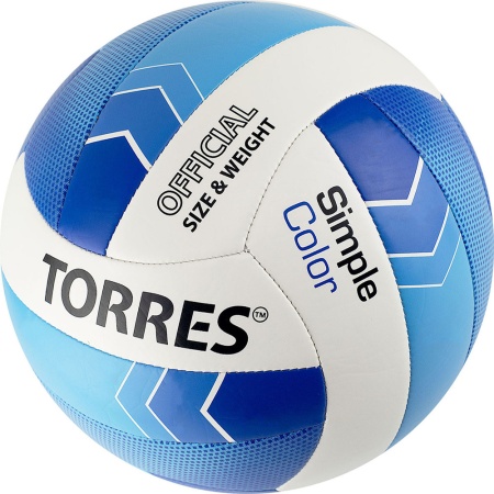 Купить Мяч волейбольный Torres Simple Color любительский р.5 в Лыскове 